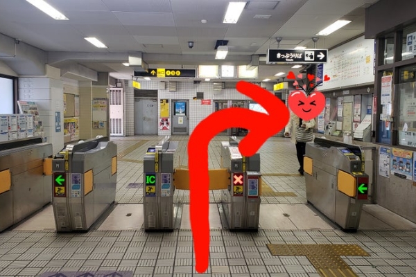 東三国駅からの道順 2