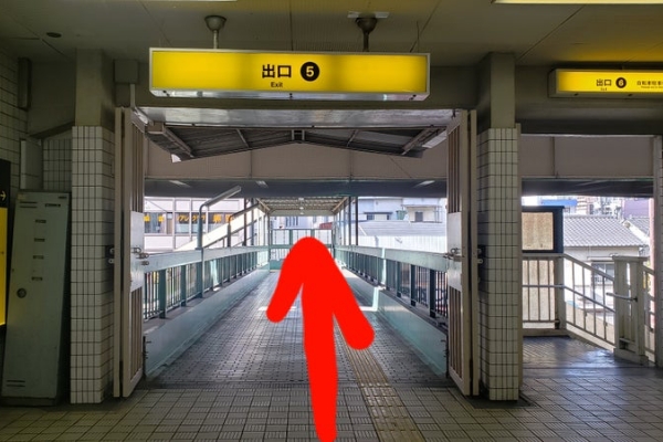 東三国駅からの道順 3