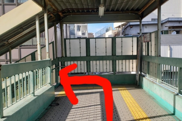 東三国駅からの道順 4