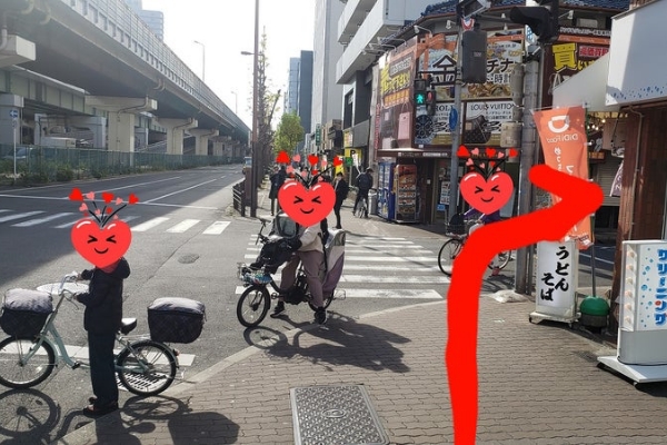 東三国駅からの道順 6