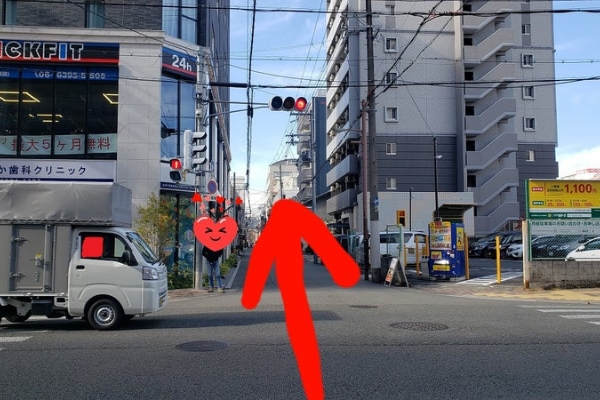 東三国駅からの道順 8